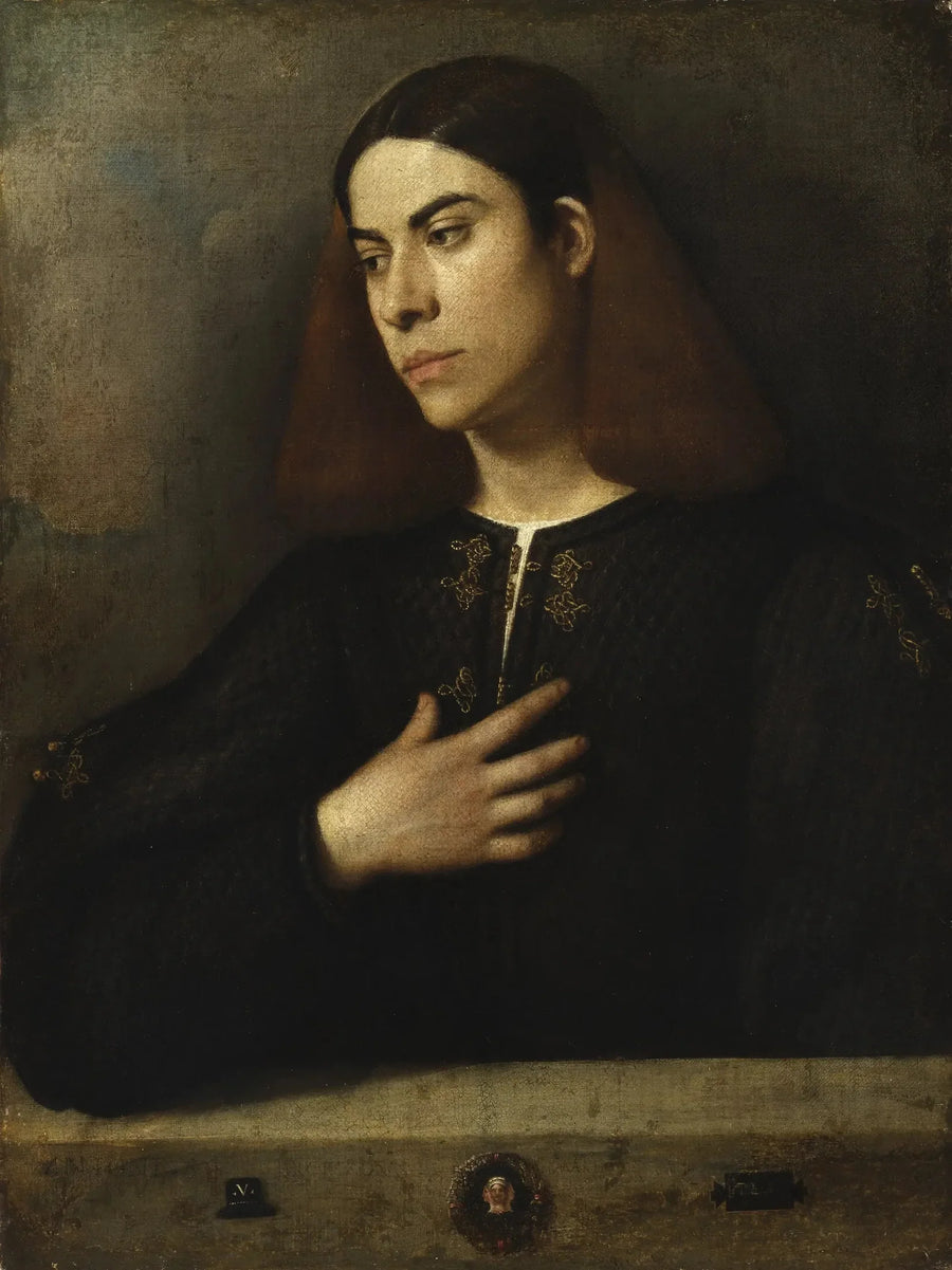 Portret młodego mężczyzny - Giorgione