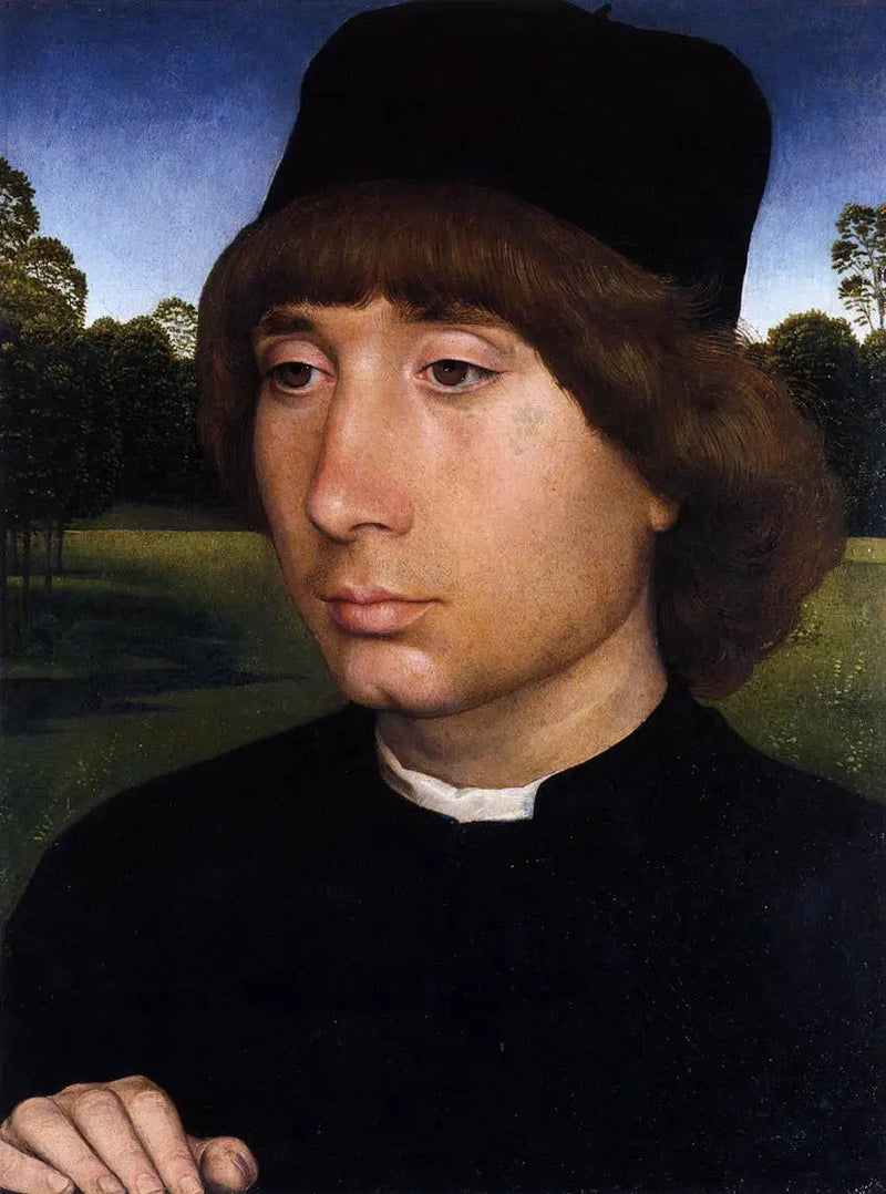 Portret młodego mężczyzny - Hans Memling