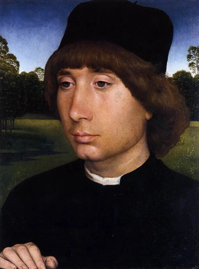 Portret młodego mężczyzny - Hans Memling