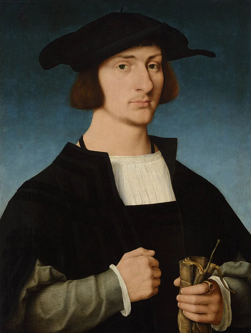 Portret młodego mężczyzny - Joos van Cleve