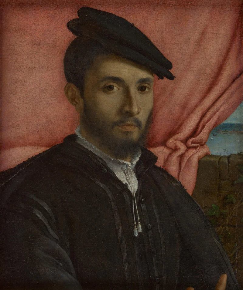 Portret młodego mężczyzny - Lorenzo Lotto