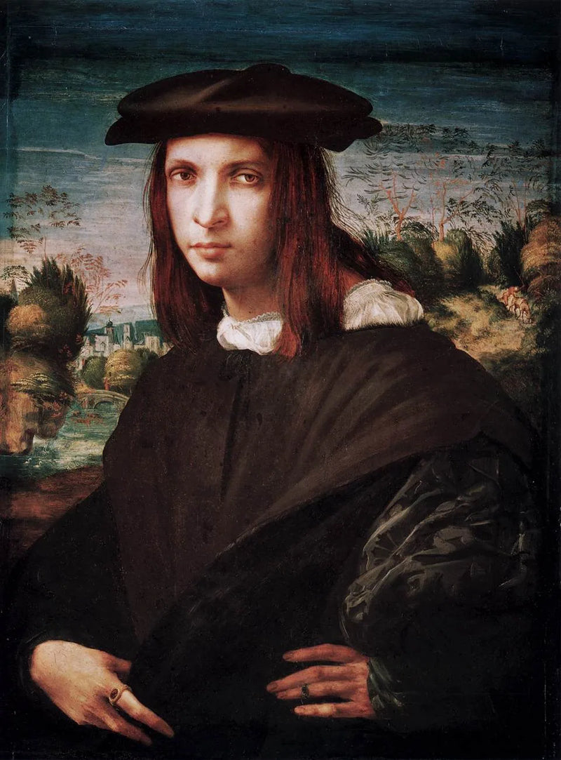 Portret młodego mężczyzny - Rosso Fiorentino