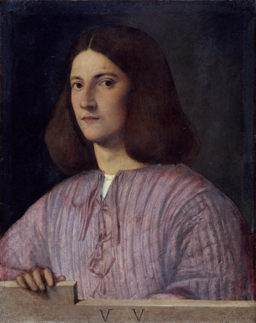 Portret młodego mężczyzny - Titian