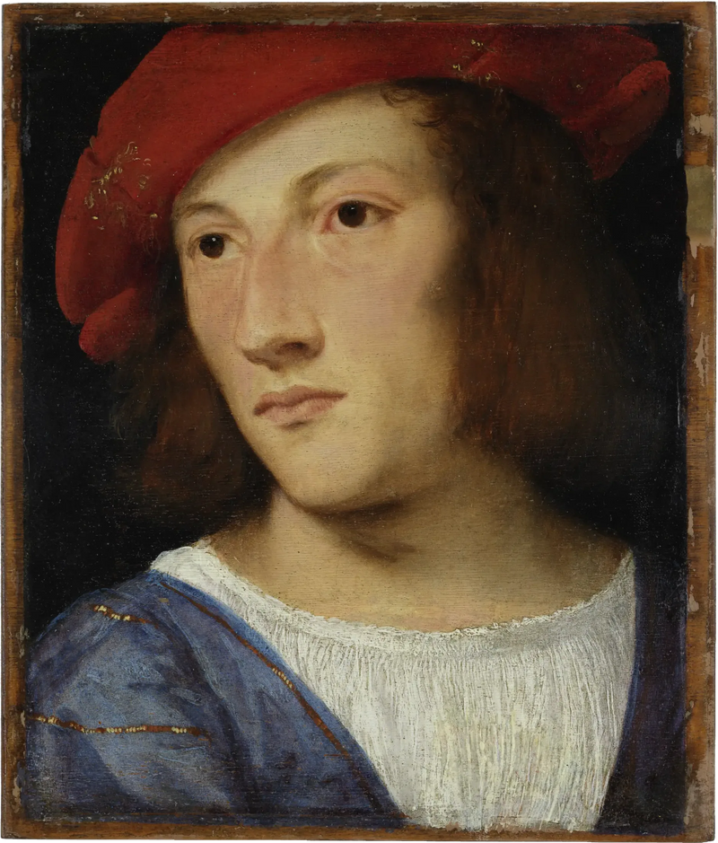 Portret młodego mężczyzny. - Titian