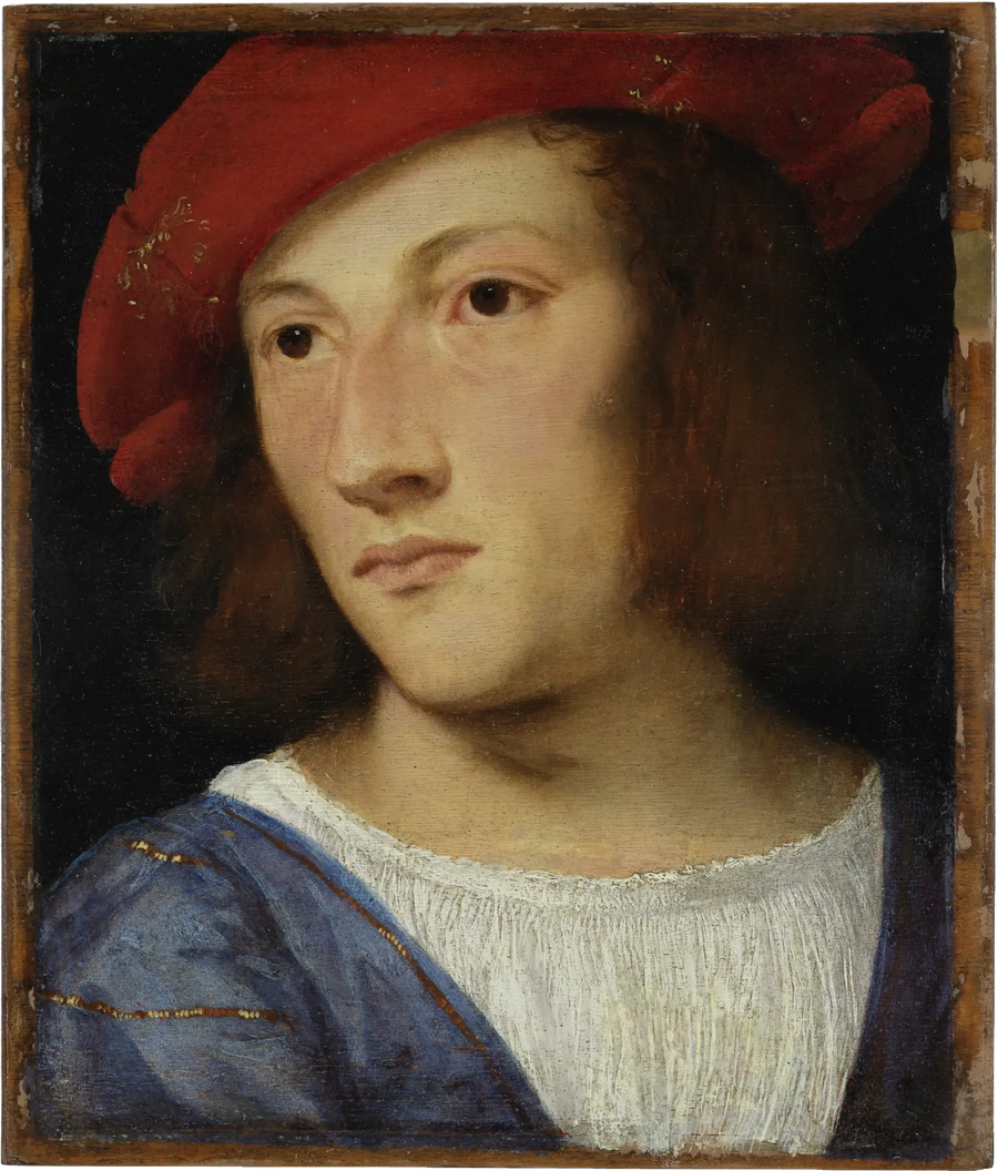 Portret młodego mężczyzny. - Titian