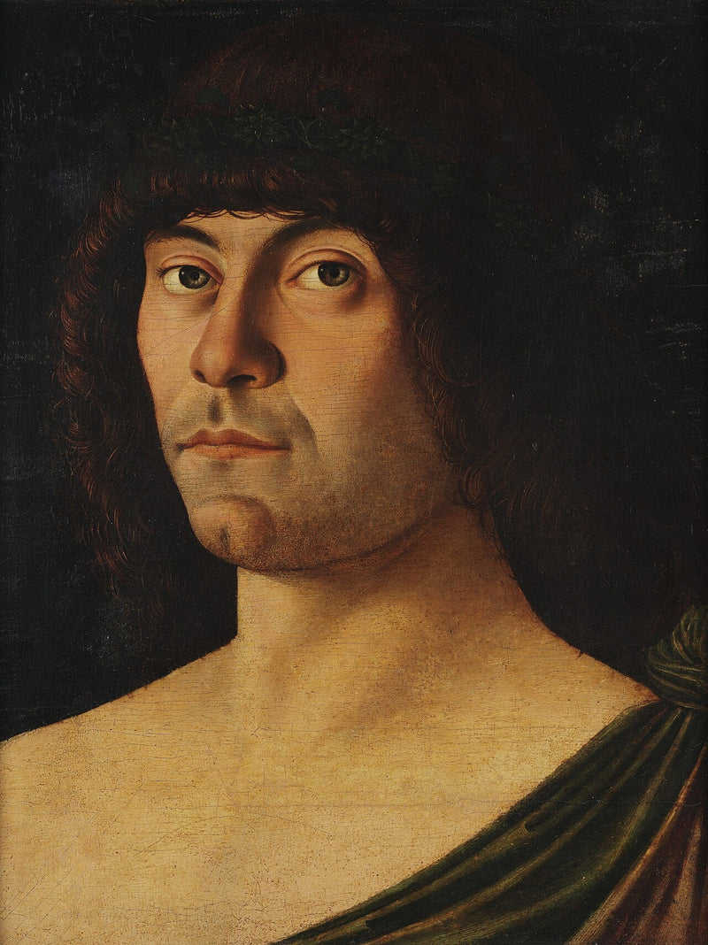 Portret młodego mężczyzny w stylu antycznym - Giovanni Bellini