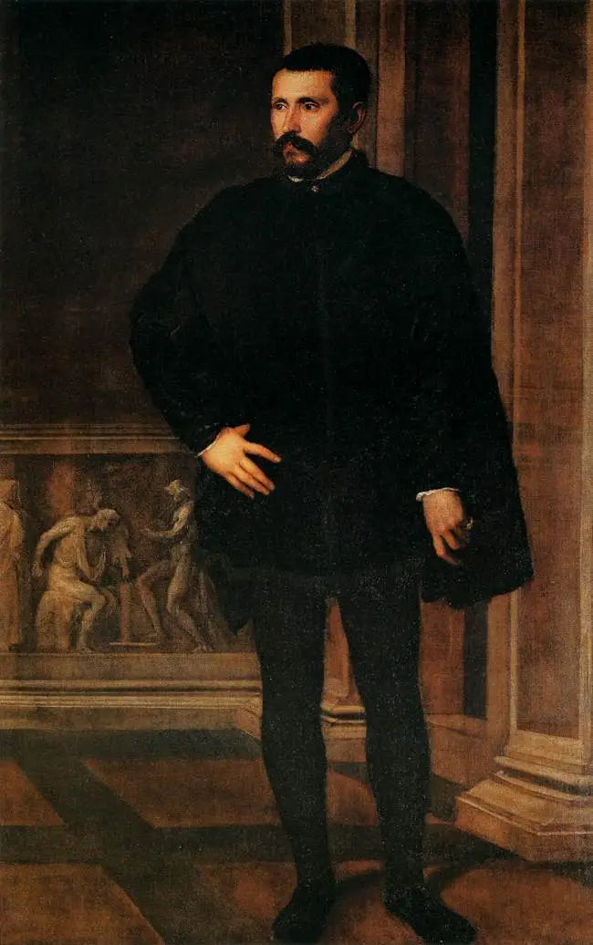 Portret członka domu Minerbetti - Titian