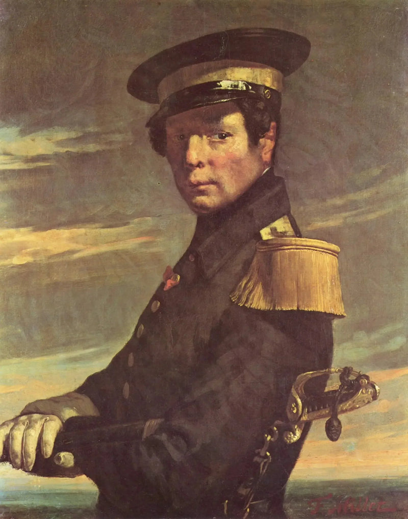 Portret oficera marynarki - Jean-François Millet