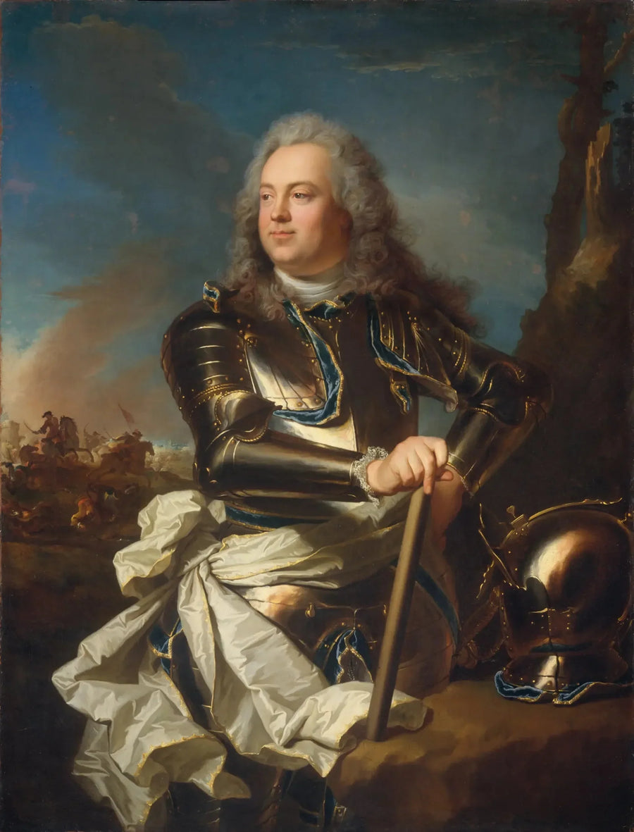 Portret oficera wojskowego - Hyacinthe Rigaud