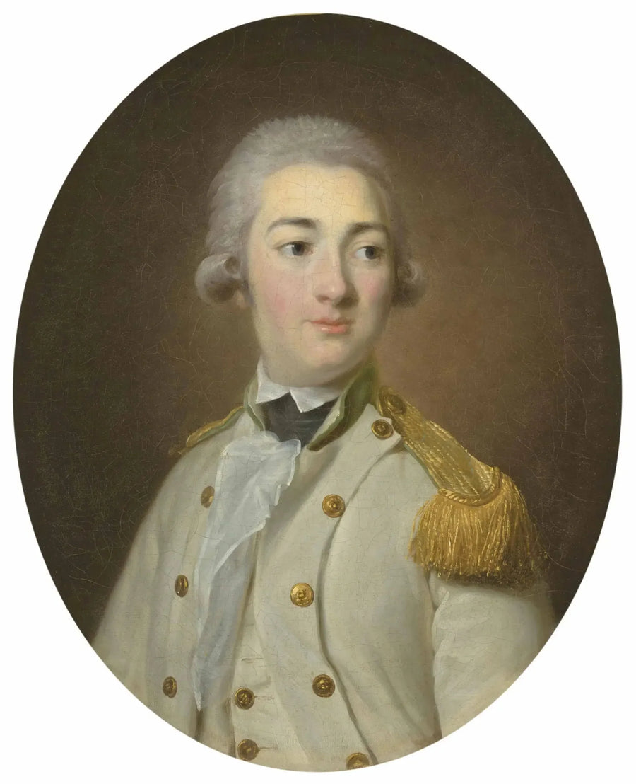 Portret podoficera francuskiej infanterii królewskiej, od pasa - Élisabeth Vigée Le Brun