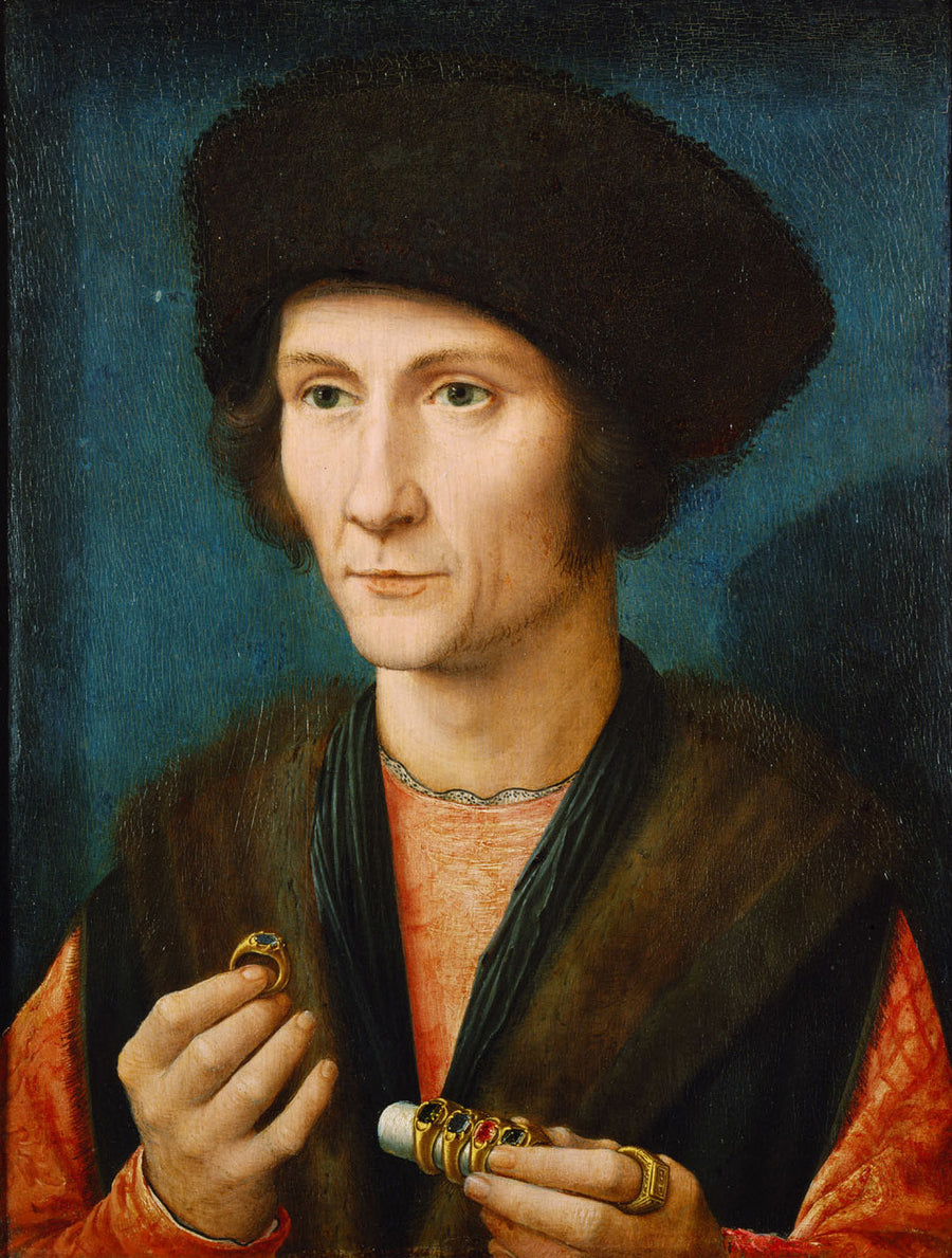 Portret złotnika - Gérard David