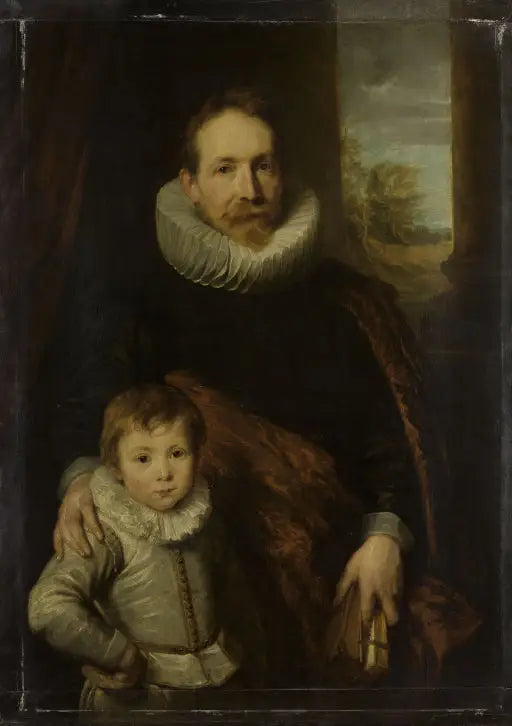 Portret ojca i syna - Antoine van Dyck