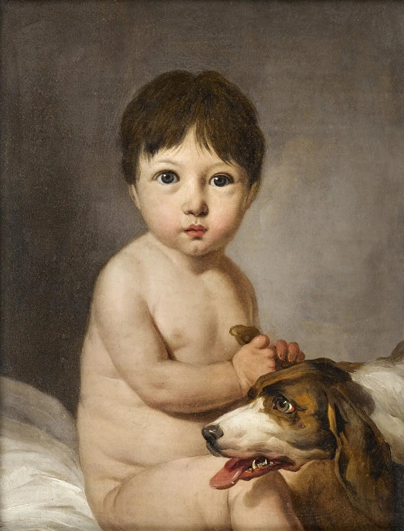 Portret małego chłopca - Louis-Léopold Boilly