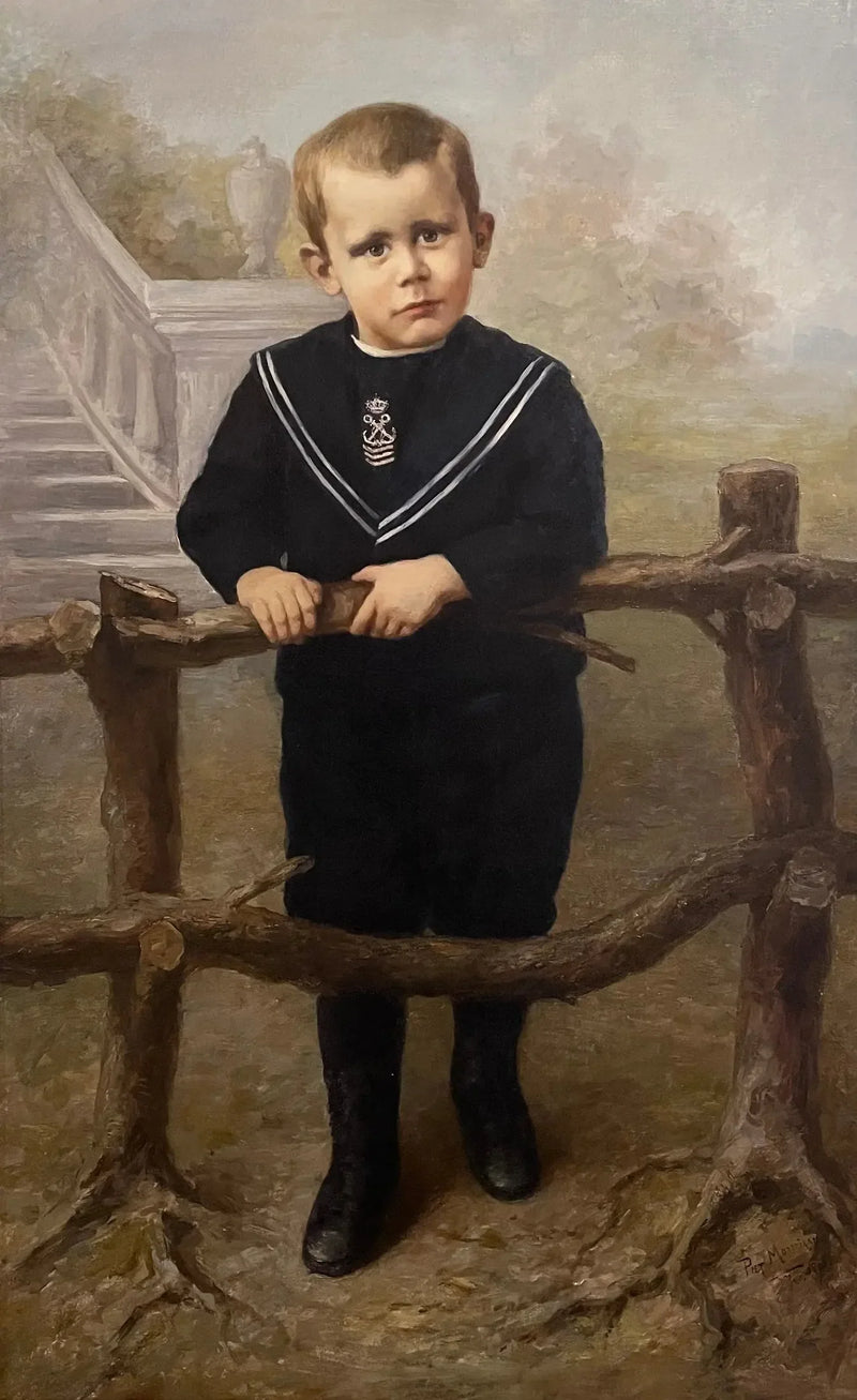 Portret małego chłopca - Piet Mondrian