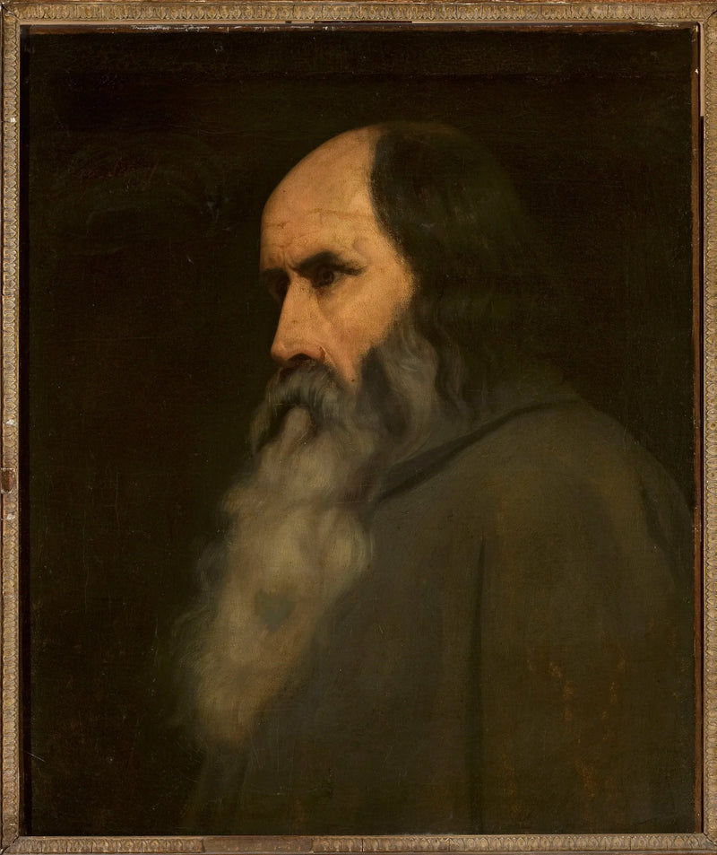 Portret starszego mężczyzny (Berthold Schwarz?) - Ary Scheffer