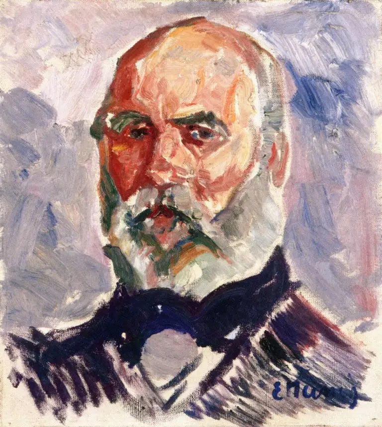 Portret starego mężczyzny - Edvard Munch