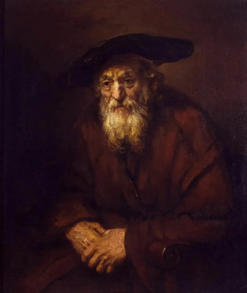 Portret starego mężczyzny - Rembrandt