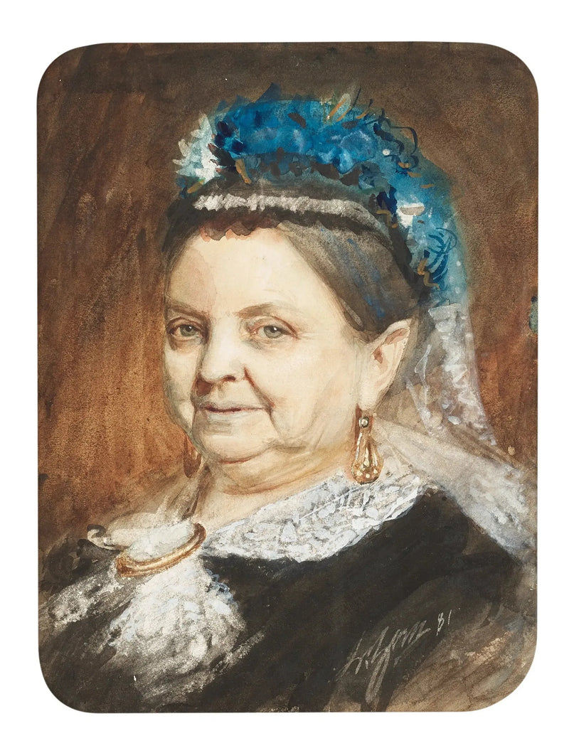 Portret starszej kobiety - Anders Zorn