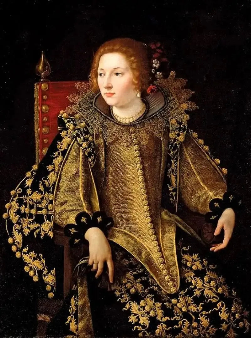 Portret kobiety siedzącej (senora Caterina Savelli?) - Artemisia Gentileschi