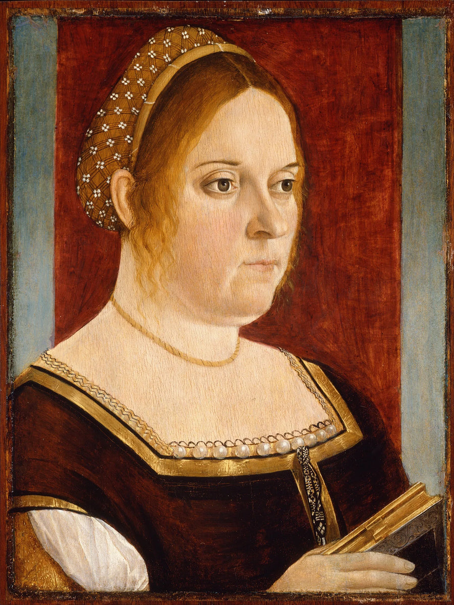 Portret damy z książką - Vittore Carpaccio