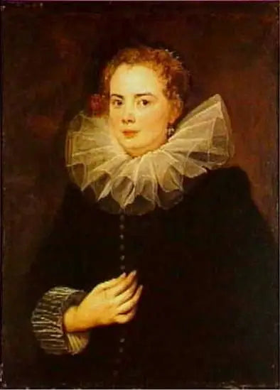 Portrait d'une dame de Gênes, vers 1625-1626 - Antoine van Dyck image 1 reproduction d’œuvre d’art à l’huile