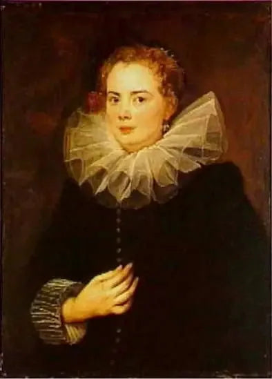 Portret damy z Genu, około 1625-1626 - Antoine van Dyck