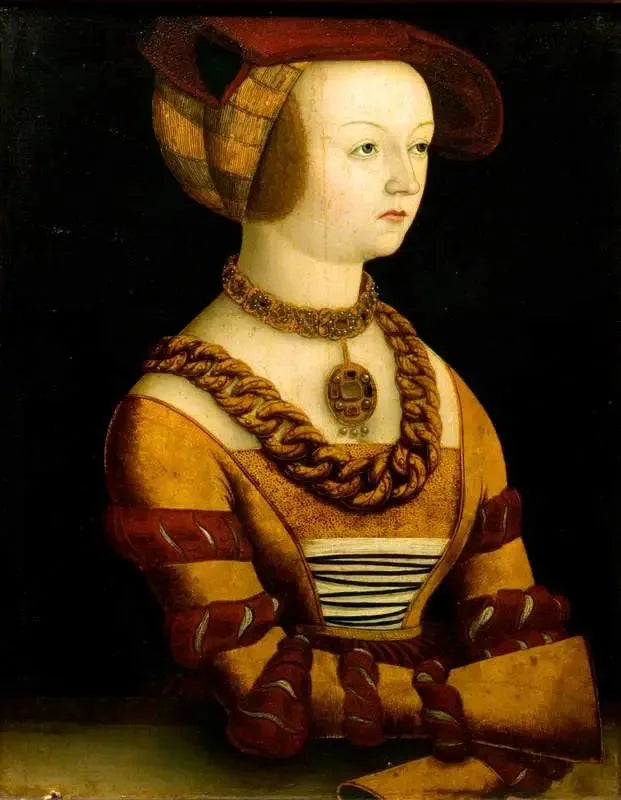 Portret damy w kostiumie około 1530 - Lucas Cranach Starszy