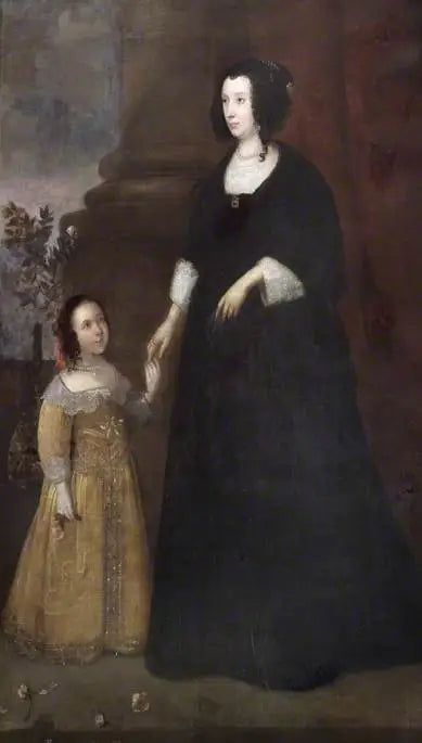 Portret damy i dziecka - Antoine van Dyck