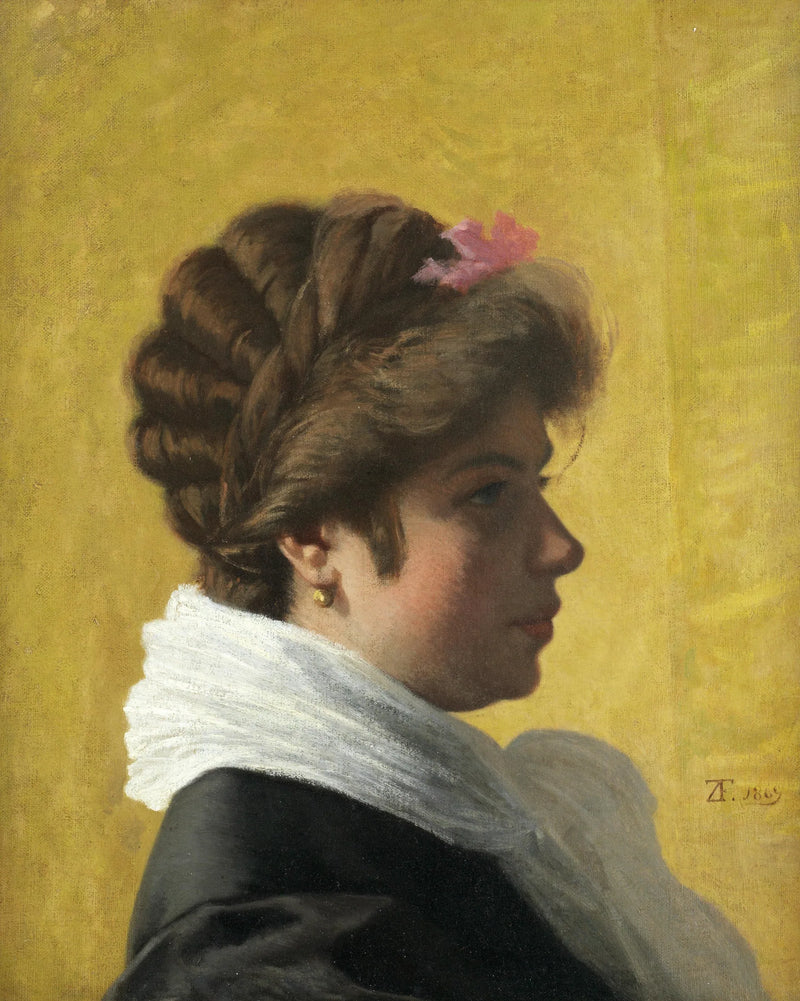 Portret damy - Federico Zandomeneghi