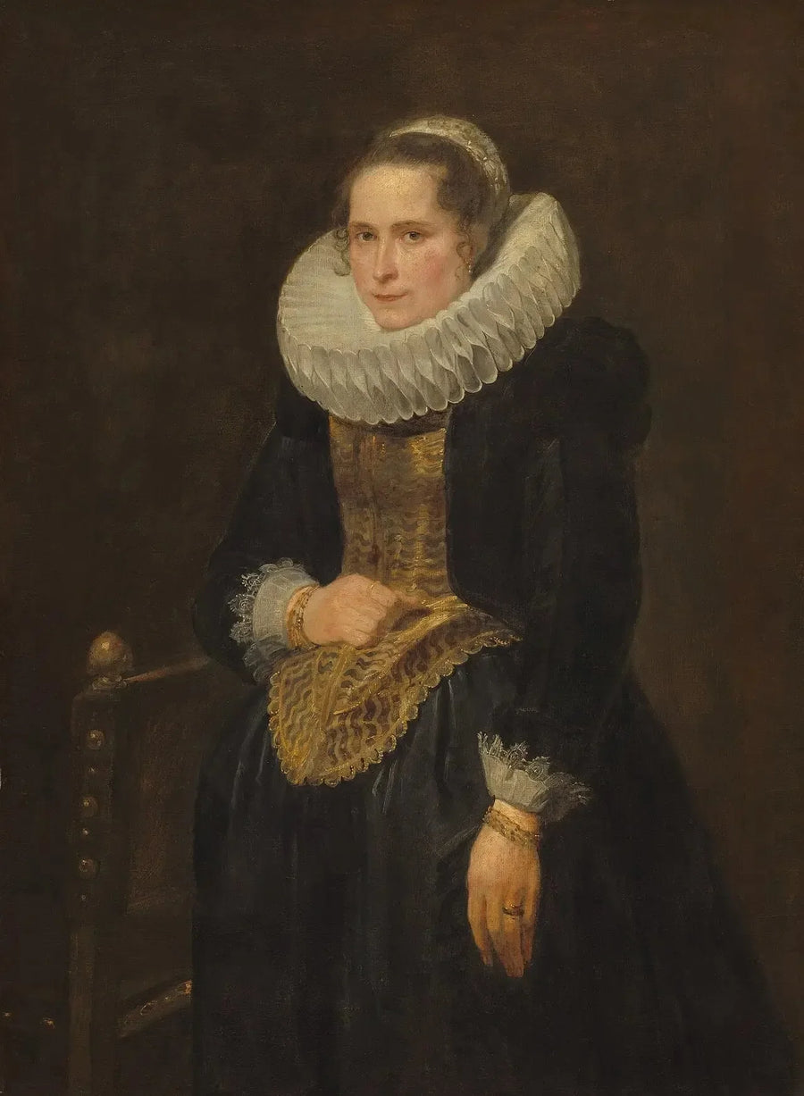 Portret damy flamandzkiej - Antoine van Dyck