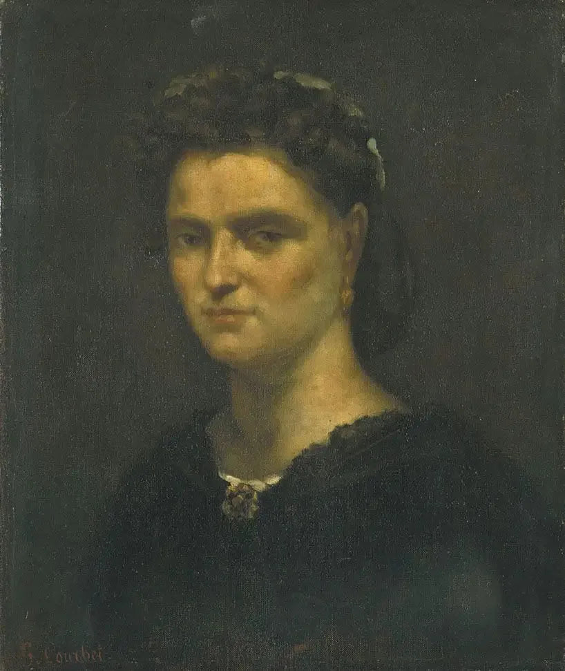 Portret damy - Gustave Courbet