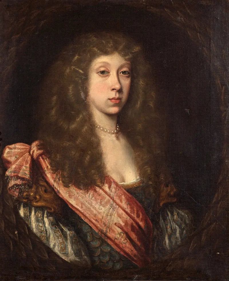 Portret nieznanej damy w kostiumie maski - Pierre Mignard