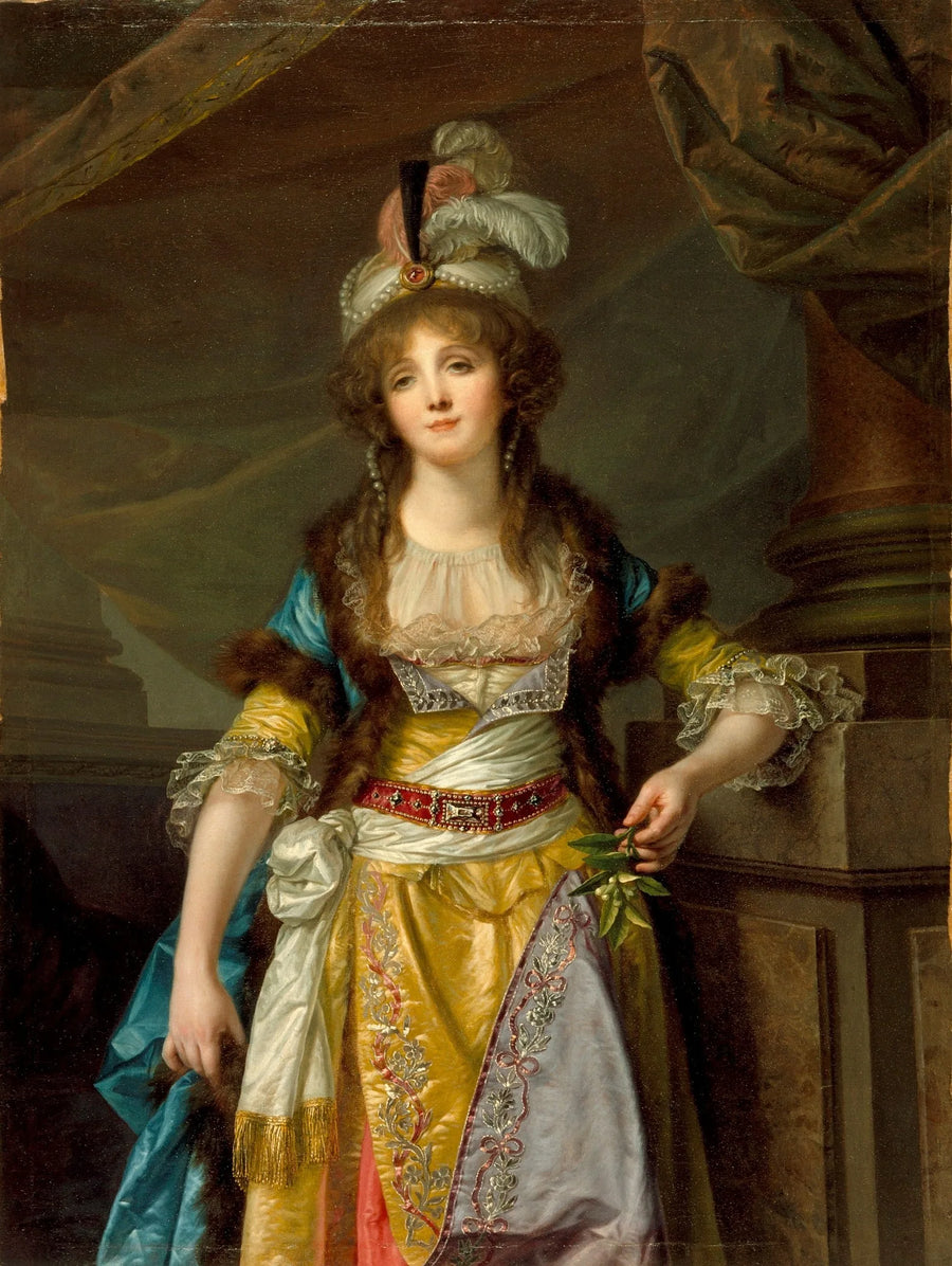 Portret damy - Jean-Baptiste Greuze