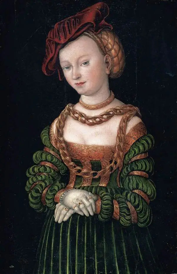 Portret damy - Lucas Cranach Starszy
