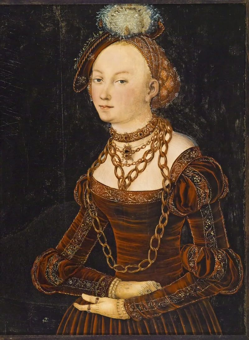 Portret damy - Lucas Cranach Starszy