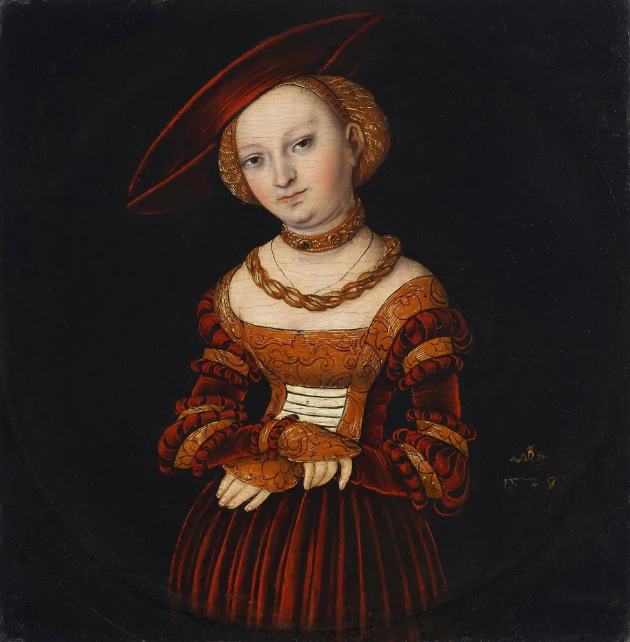 Portret damy - Lucas Cranach Starszy