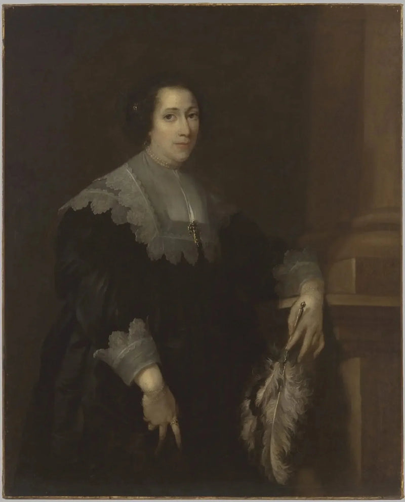 Portret damy (może Lady Philadelphia Wharton) - Antoine van Dyck