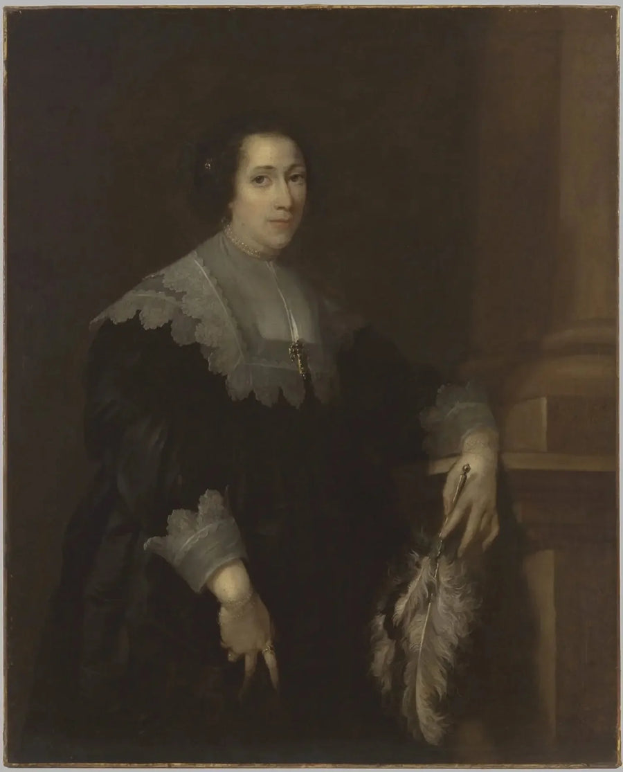 Portret damy (może Lady Philadelphia Wharton) - Antoine van Dyck