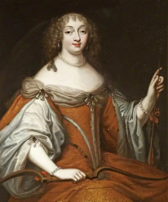 Portret damy (prawdopodobnie Henrietta Anne Stuart, 1644–1670, księżna Orleanu, lub Marie Mancini, 1646–1714, księżna Colonna) - Pierre Mignard