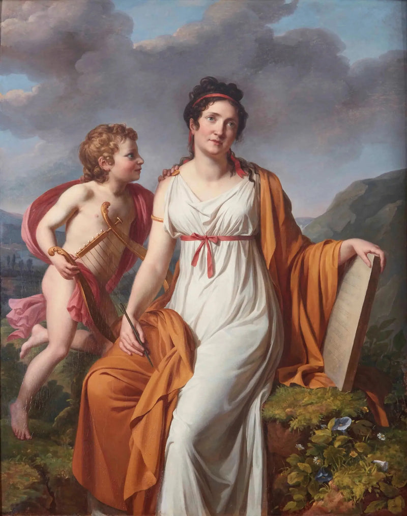 Portret damy, prawdopodobnie Madame de Reiset d'Arques, w Sappho - Marie-Guillemine Benoist