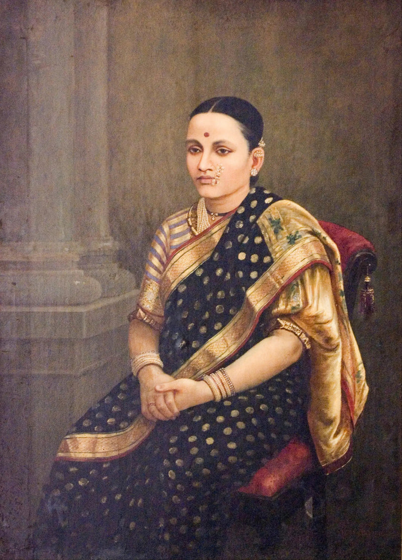 Portret damy - Ravi Varmâ