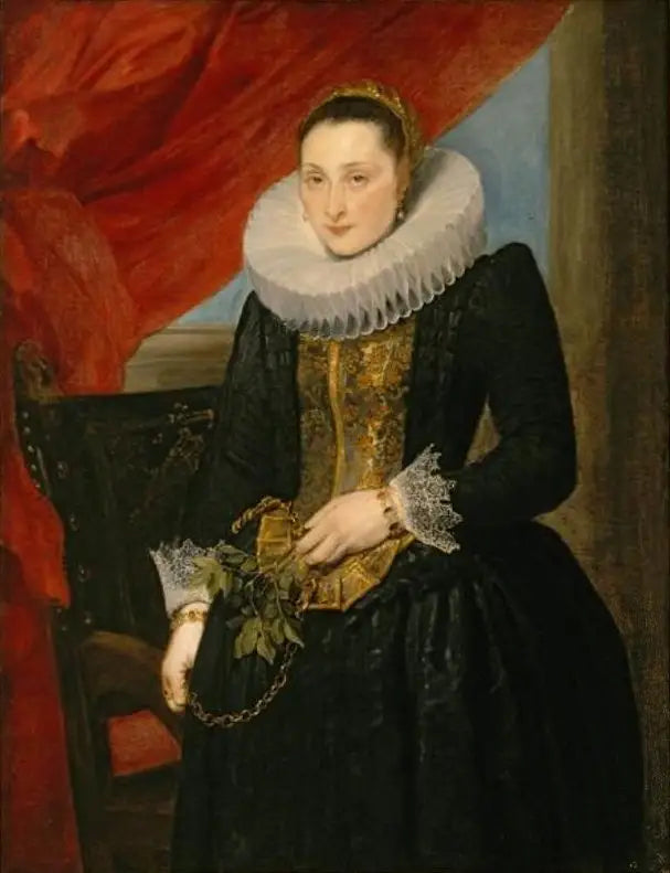 Portret damy, około 1618-1621 - Antoine van Dyck