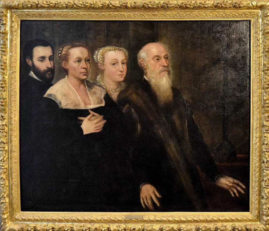 Portret rodziny patrycjuszy weneckich - Jacopo Tintoretto