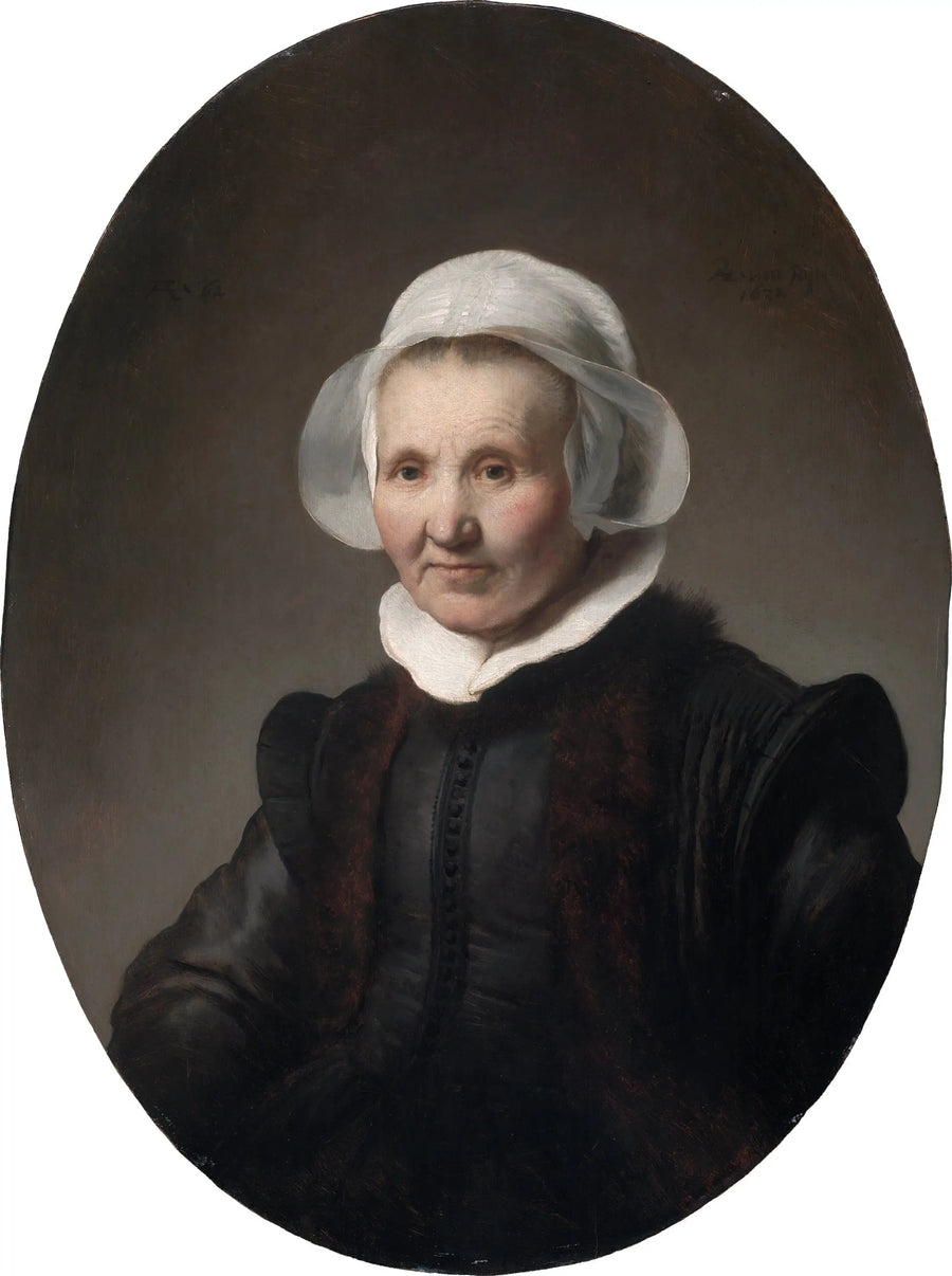 Portret 62-letniej kobiety, być może Aeltje Pietersdr Uylenburgh - Rembrandt