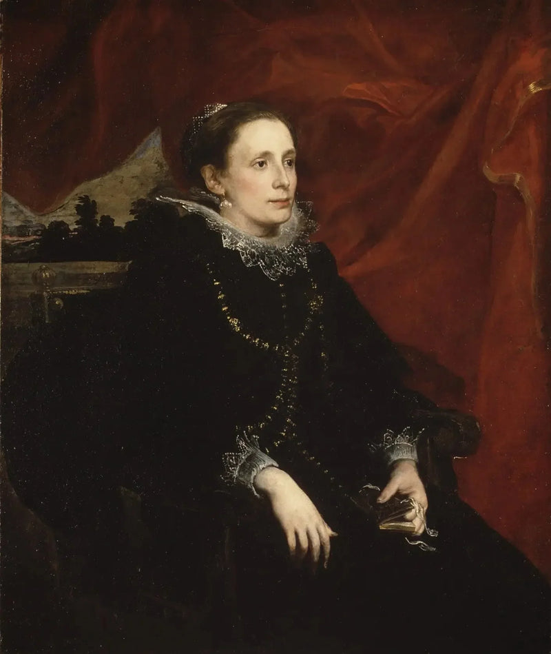 Portret kobiety, zwanej markizą Durazzo - Antoine van Dyck
