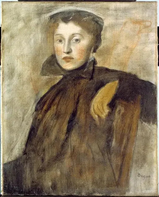 Portret kobiety - Edgar Degas