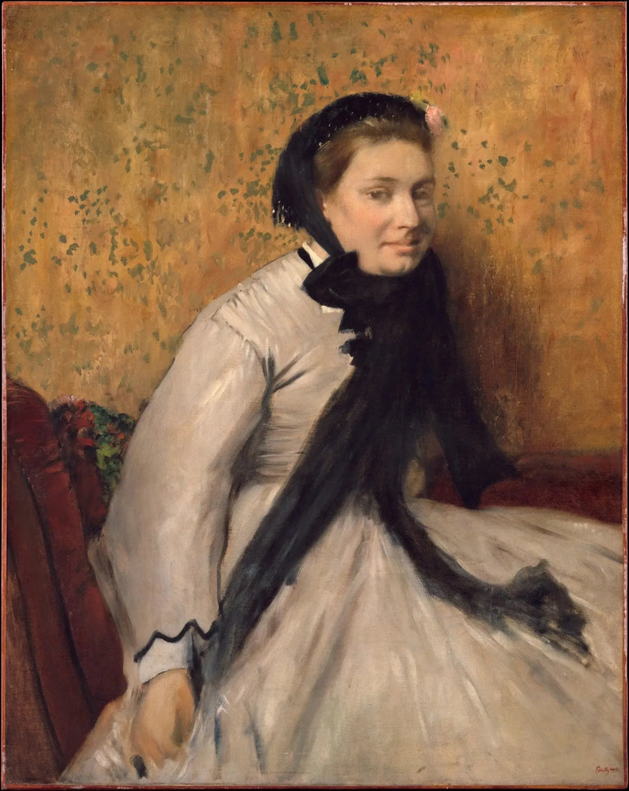Portret kobiety w szarości - Edgar Degas