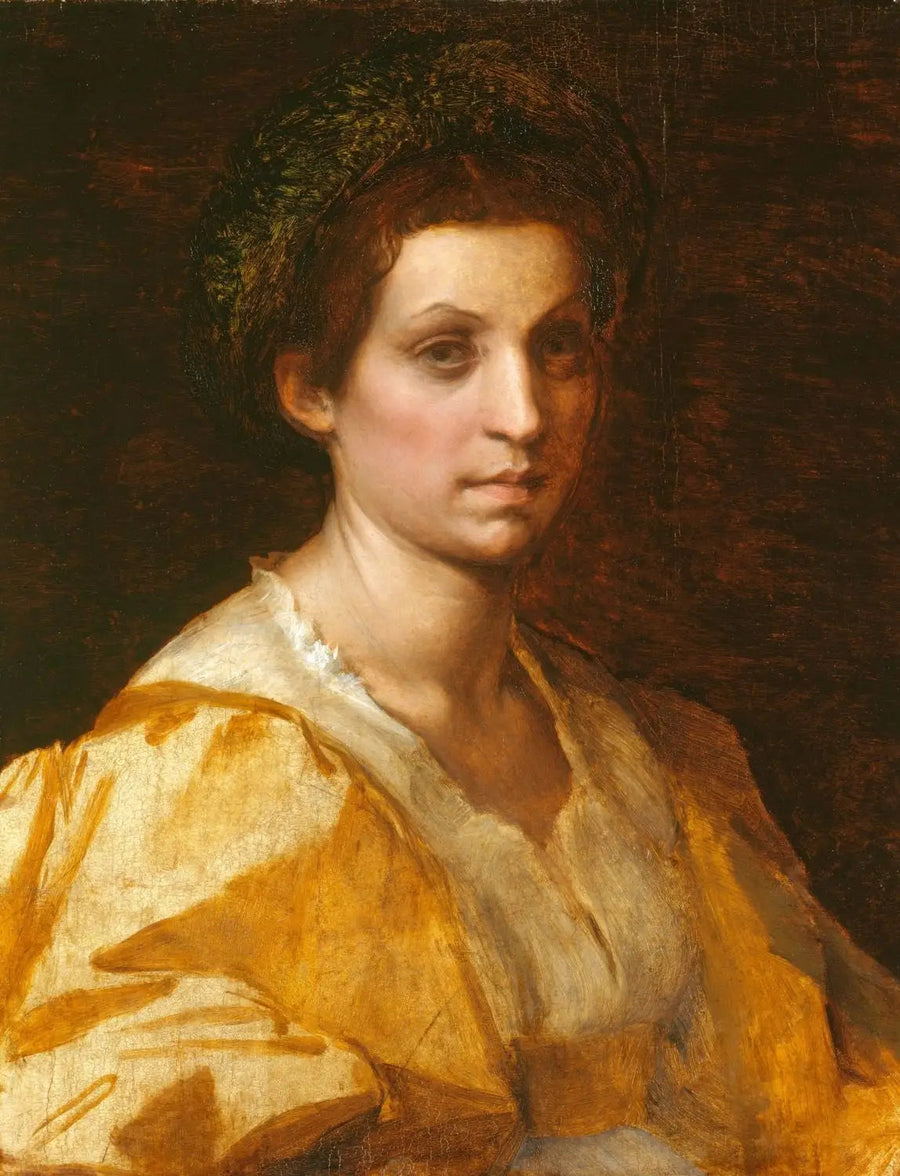 Portret kobiety w żółtym - Andrea del Sarto