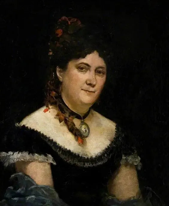 Portret kobiety - Gustave Courbet