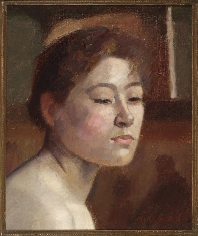 Portret kobiety - Gustave Courbet